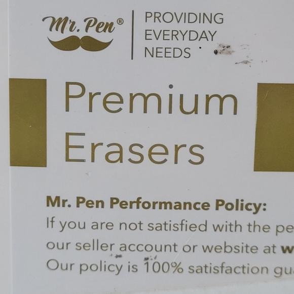 Sealed 10 Pack Mr. Pen Premium Pastel Erasers/ Pencil Erasers In Bright Colors. - Picture 11 of 11